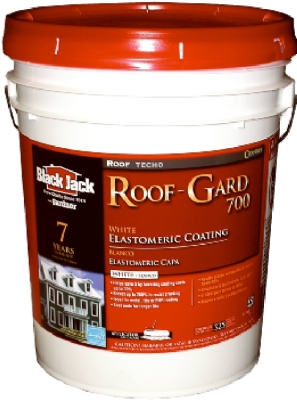 Roof Gard 700 Elastomeric Coating, White, 4.75-Gals.