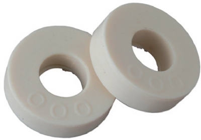 2-Pack 15/32-Inch O.D. White 000 Flat Faucet Washer