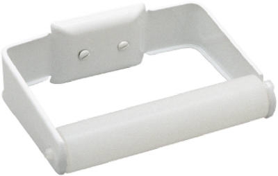 White Steel Toilet Tissue Holder