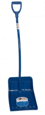 Yukon 16-3/4 Inch Snow Shovel With Aluminum Ergo D-Handle