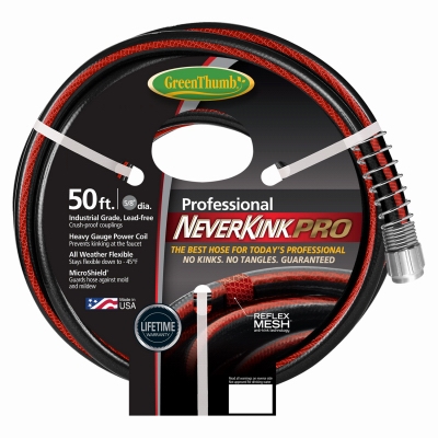NeverKink Pro Garden Hose, Commercial-Duty, 5/8-In. x 50-Ft.