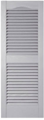Pair Of 15 x 39-Inch Paintable Louvered Shutters