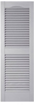 Pair Of 15 x 43-Inch Paintable Louvered Shutters
