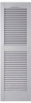 Pair Of 15 x 48-Inch Paintable Louvered Shutters