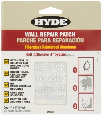 4-Inch Aluminum Mesh Drywall Wall Patch