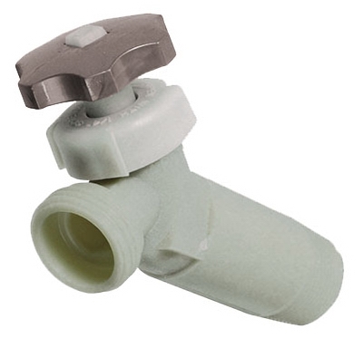 Water Heater Drain Valve, 3/4 MPT x 3/4 MHT x 2-1/2-In.