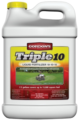Triple 10 Liquid Fertilizer, 10-10-10, Concentrate, 2.5-Gal.