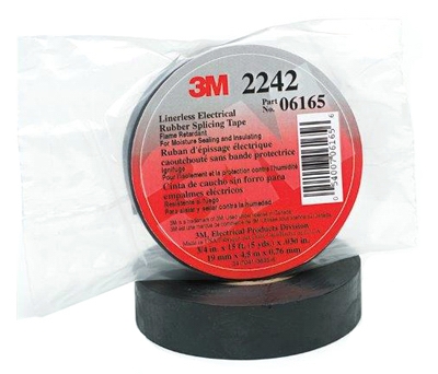 Linerless Electrical Splicing Tape, Medium-Grade, .75-In. x 15-Ft.
