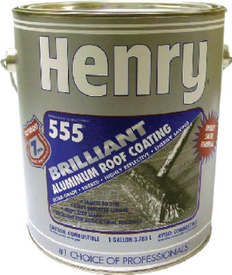 Aluminum Roof Coating, Fibered, 1-Gal.