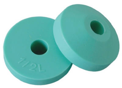 2-Pack 25/32-Inch O.D. Light Green 1/2-Inch Beveled Faucet Washer