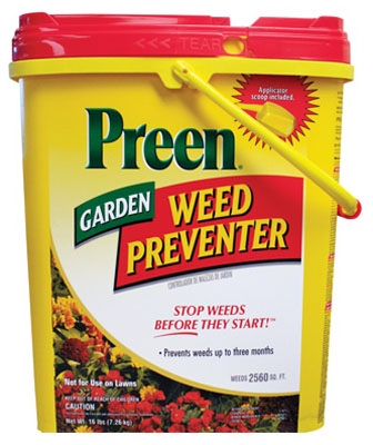 Preen Garden Weed Preventer, Covers 2,560-Sq. Ft.