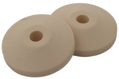 2-Pack 1 O.D. 3/4-Inch Beveled Tangerine Faucet Washer