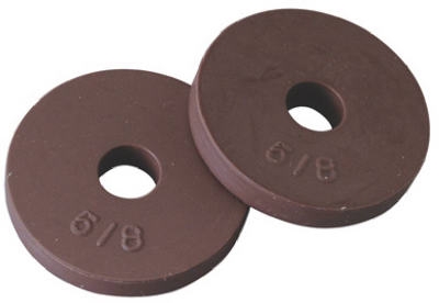 2-Pack 13/16 O.D. 5/8-Inch Flat Brown Faucet Washer