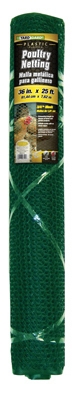 3 x 25-Ft. Mesh Black PVC Poultry Netting