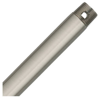 12 x 3/4-Inch Brushed Nickel Extension Ceiling Fan Down Rod