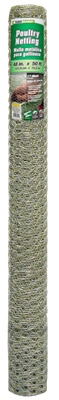 48-In. x 50-Ft. Galvanized Poultry Netting