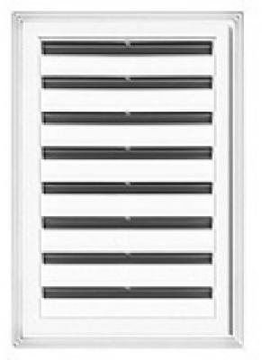 12 x 18-Inch Rectangle Gable Vent - White