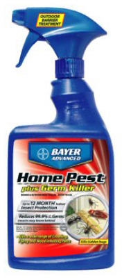 Advanced Home Pest Control Plus Germ Killer, 24-oz.