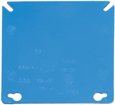 4-Inch 2 Gang Square Blank Box Cover