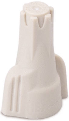 Hexlock Wire Connector, Screw-On, 22-6 AWG, Tan, 6-Pk.