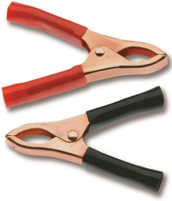 2-Pk. 10A Copper Clad Battery Clip