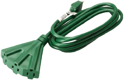 16/3 SJTW Green Outdoor Extension Cord, 35-Ft.
