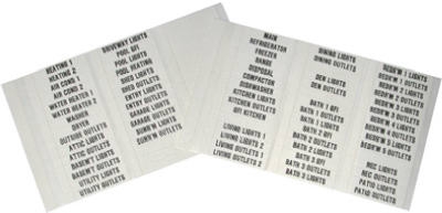 Circuit Breaker Load Center Markers, 90-Ct.