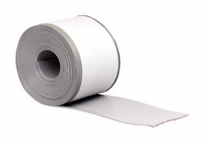 4-Inch x 20-Ft. Silver Gray Vinyl Adhesive Wall Base