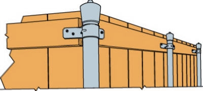 1-7/8 inch Pipe Grip Tie