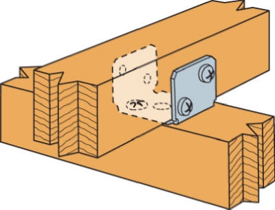 2x Rigid Tie Connector