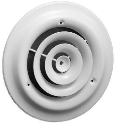 8-Inch White Round Ceiling Diffuser