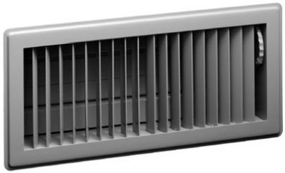 4 x 12-Inch Brown Stampaire Steel Diffuser