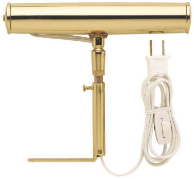 7-Inch Polished Brass Slimline Picture Light