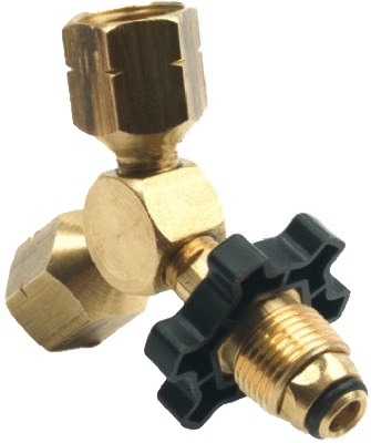 Propane  inchY inch Female Cylinder Adapter With Handwheel