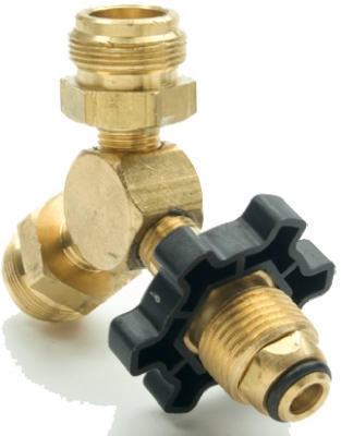 Propane  inchY inch Male Cylinder Adapter With Handwheel