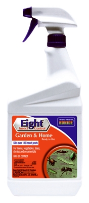 Eight Insect Control Home & Garden Insecticide, 32-oz.