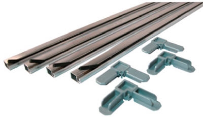 Mill-Finish Make-To-Fit Screen Kit for 48-Inch-Square Screen