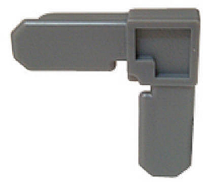 3/4 x 7/16-Inch Gray Nylon Screen Frame Corners, 4-Pack