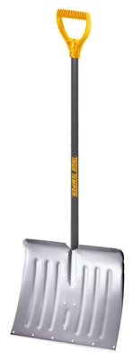 18-In. Aluminum Snow Shovel With D-Handle