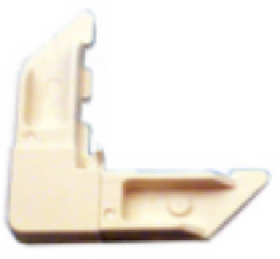 3/4 x 5/16-Inch White Nylon Screen Frame Corners, 4-Pack