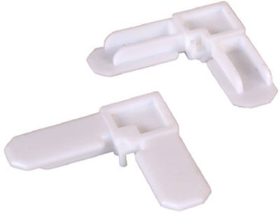 3/4 x 3/8-Inch White Nylon Screen Frame Corners, 100-Pack