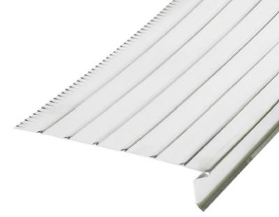 F8 Drip Edge, Galvanized Steel, 6 x 1-In. x 10-Ft.