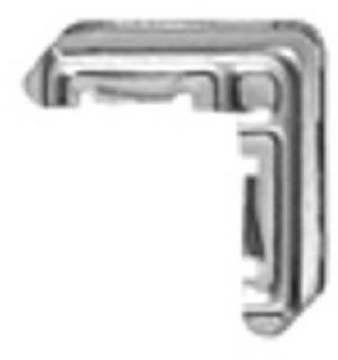 3/4 x 5/16-Inch Metal Miter Screen Frame Corners, 100-Pack