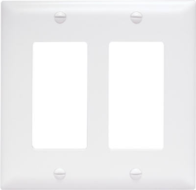White Decorator Nylon Wall Plate