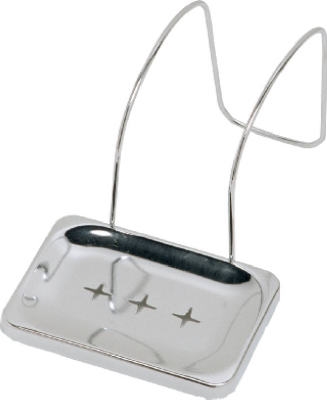 Chrome Wire Hanger Tub Soap Dish
