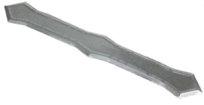 Gutter Downspout Band, Fits 2 x 3-In. & 3 x 4-In. Downspout, Mill Finish Galvanized Steel