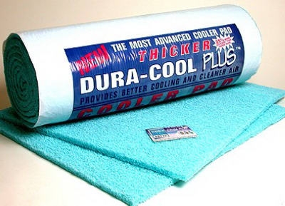 Foamed Polyester Cooler Pad, High Efficiency, Cut-to-Fit, 33 x 160-In. Roll