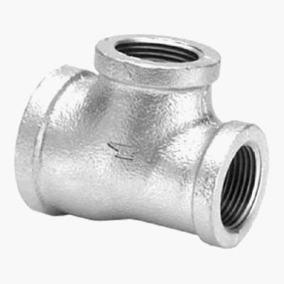 3/4 x 1/2-Inch Galvanized Reducing Tee