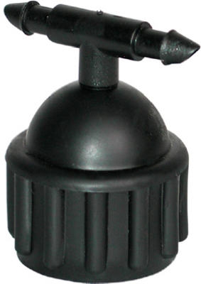 Drip Watering Riser Adapter, Dual Port, 1/2-In.