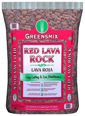 Lava Rock, Red, .5-Cu. Ft.